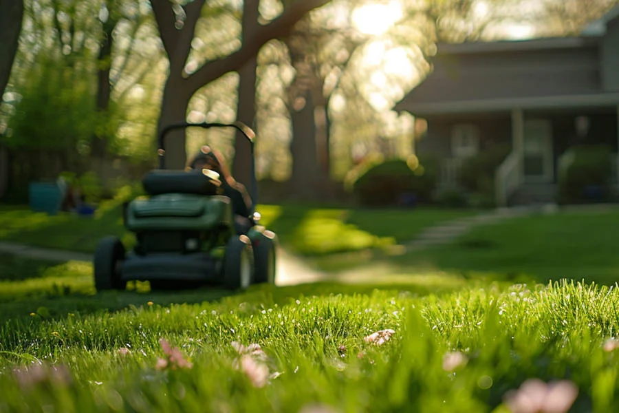 lawn mower self propelled electric